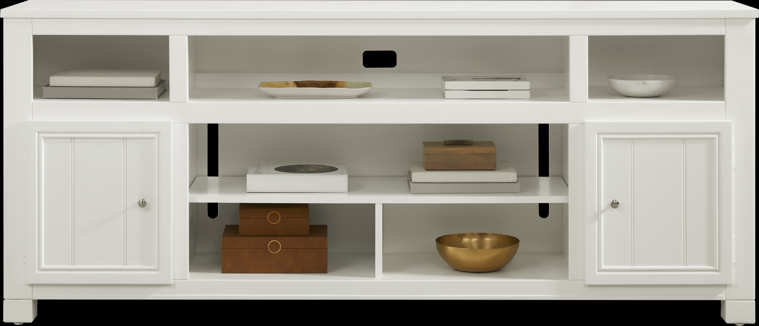 Lakeside Cottage White 84 In. Console - Thumbnail - Image 2