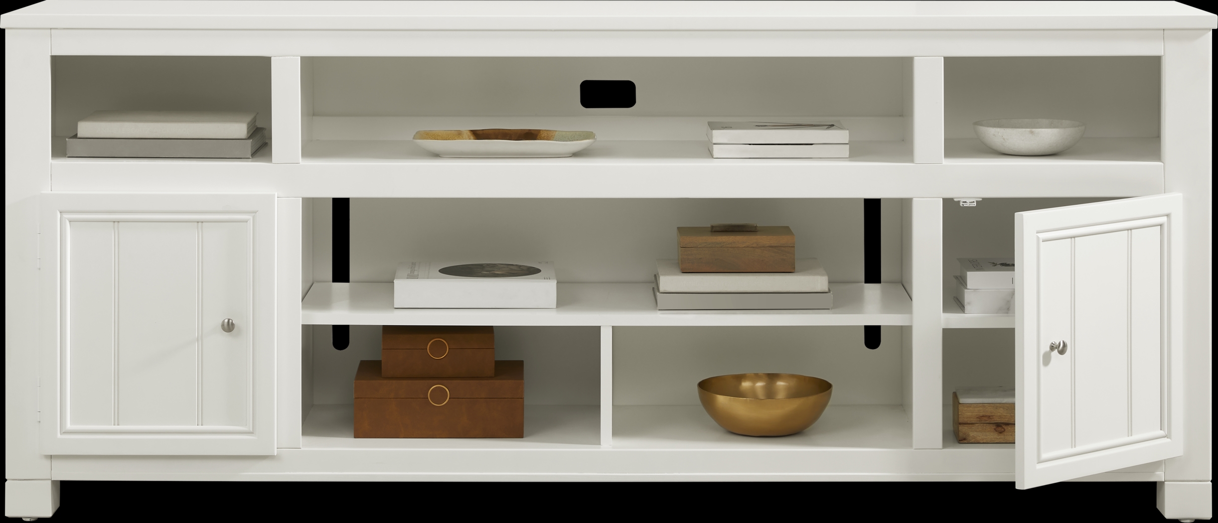 Lakeside Cottage White 84 In. Console - Thumbnail - Image 3