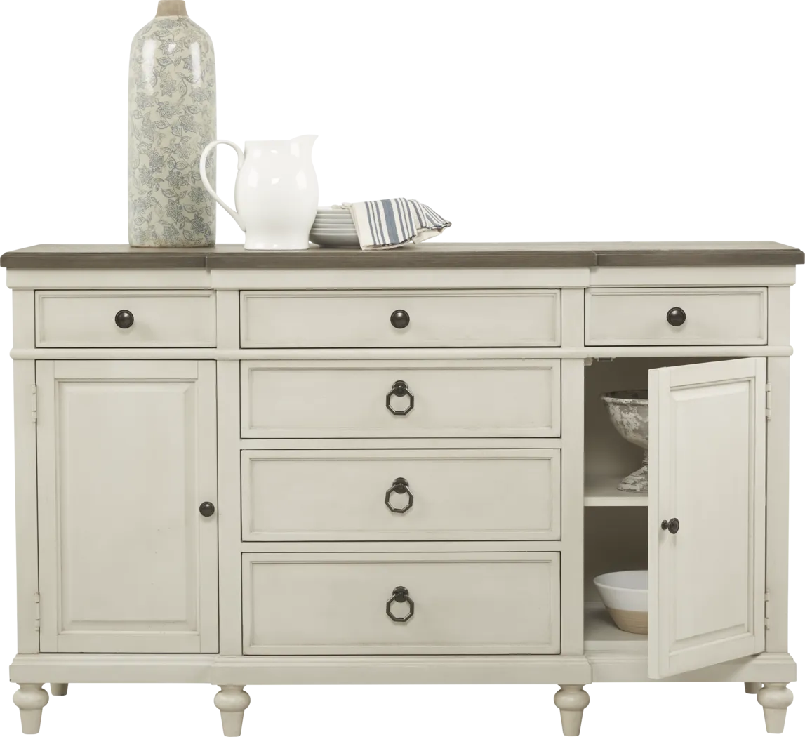 Lakeside Manor Brown Server - Thumbnail - Image 2