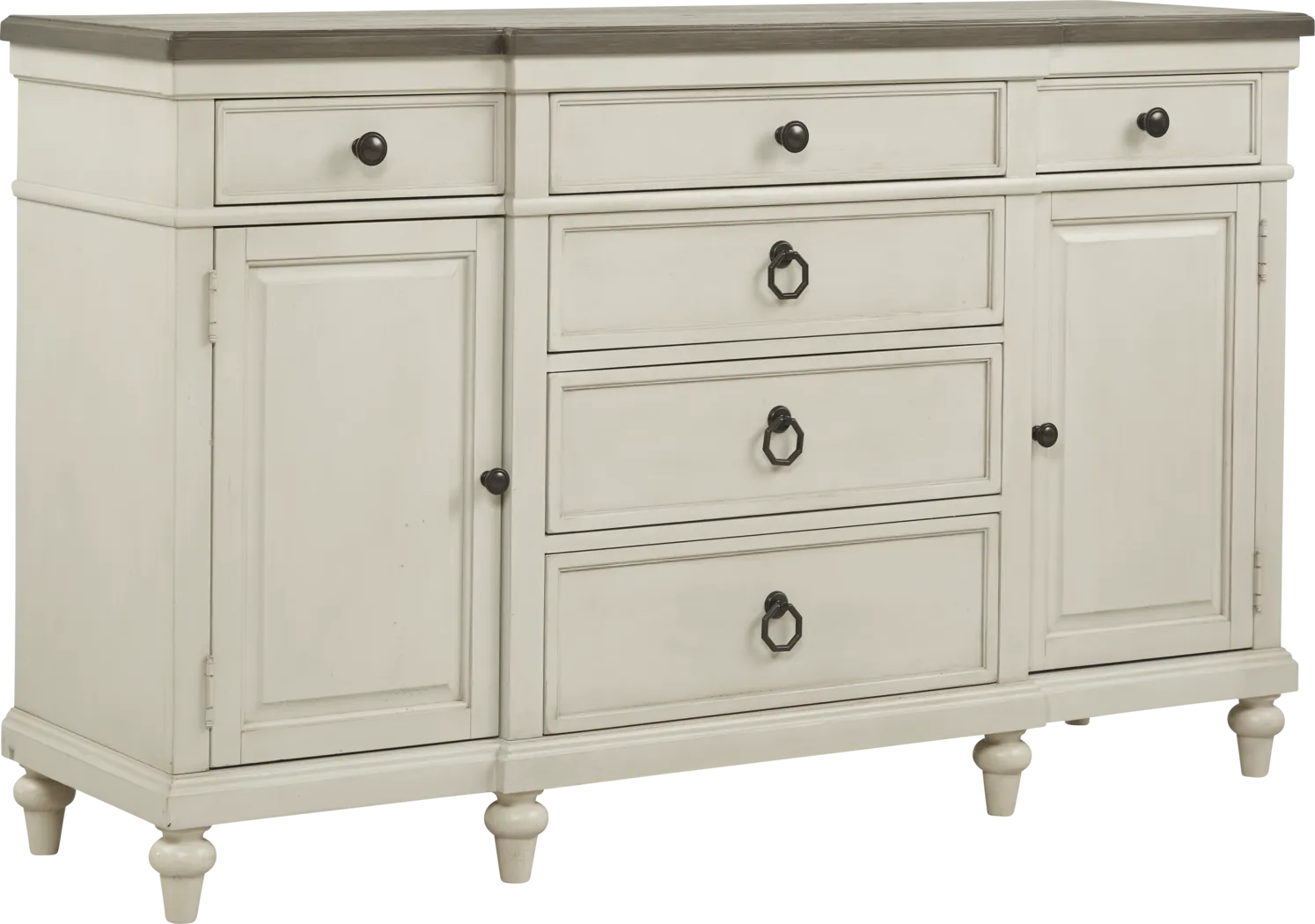 Lakeside Manor Brown Server - Thumbnail - Image 1