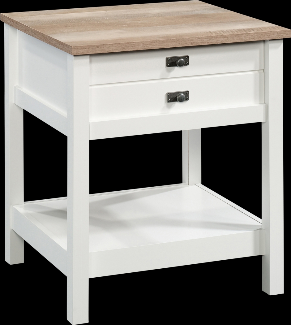 Lakespray White Nightstand - Thumbnail - Image 1