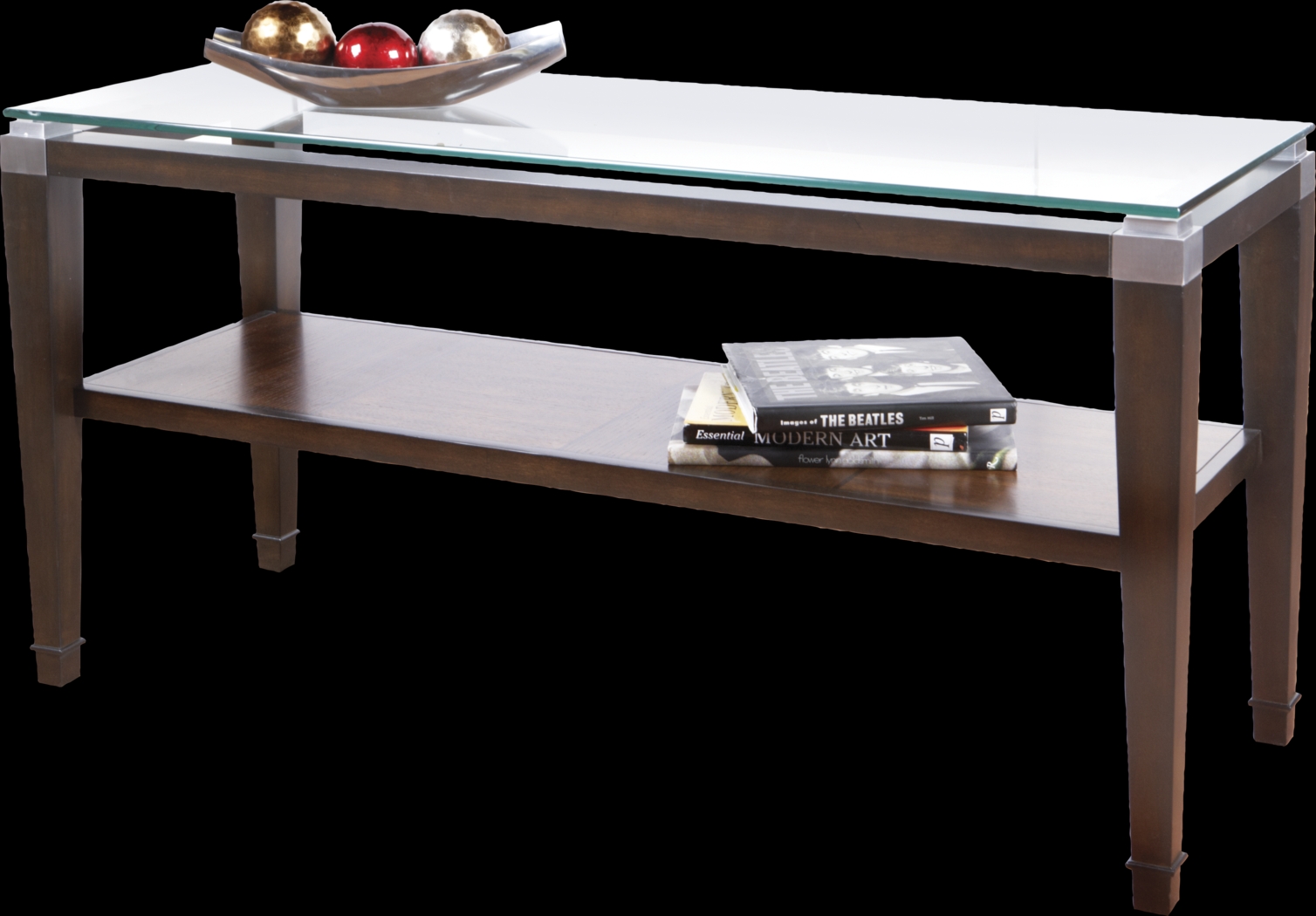 Laketon Walnut Sofa Table - Thumbnail - Image 1