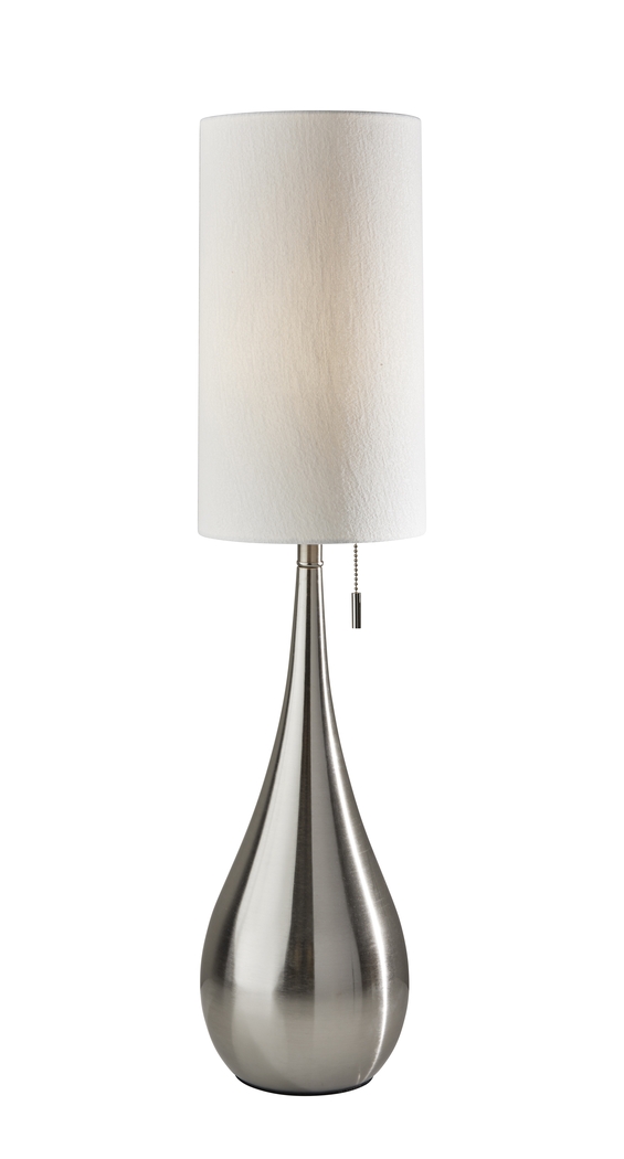 Lakeview Court Brushed Steel Lamp - Thumbnail - Image 1