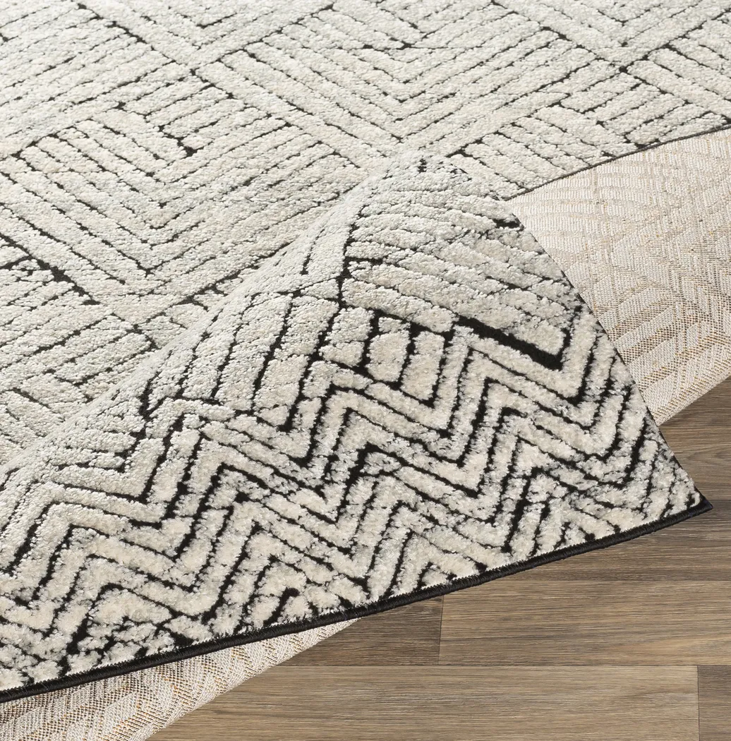 Lakima Ivory 5'3 x 7'3 Rug - Thumbnail - Image 4