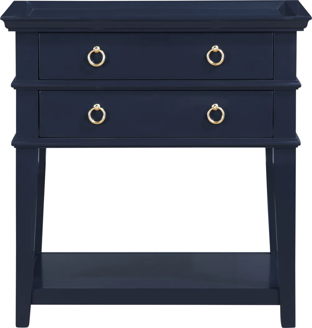 Lakoba Dark Blue Nightstand - Thumbnail - Image 5