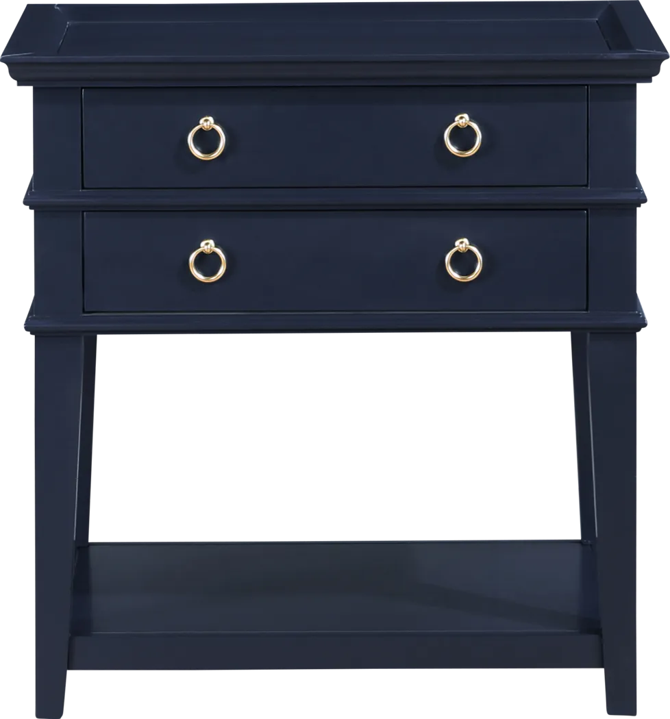 Lakoba Dark Blue Nightstand - Thumbnail - Image 6