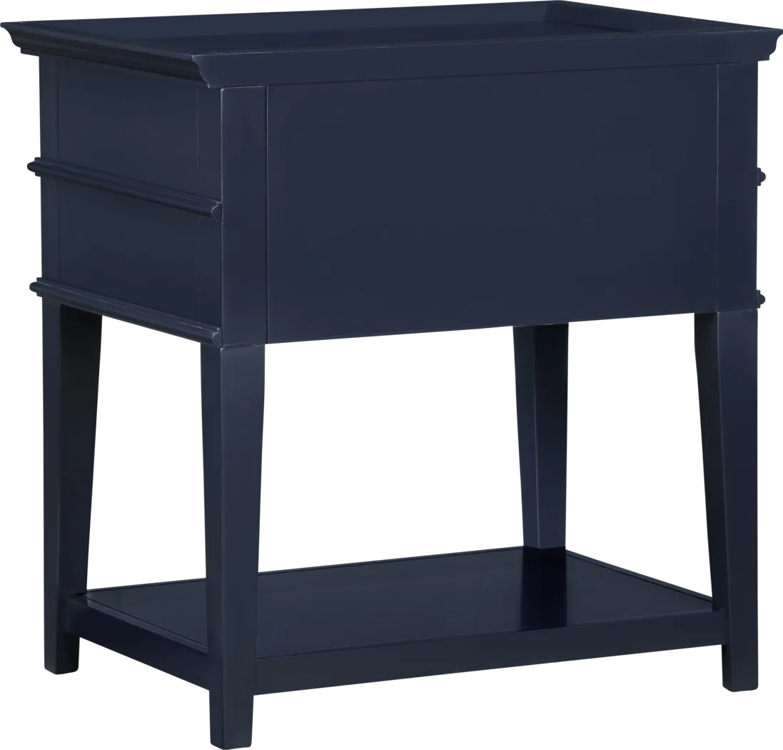 Lakoba Dark Blue Nightstand - Thumbnail - Image 8