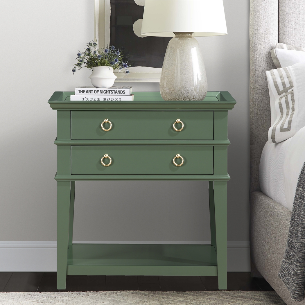 Lakoba Green Nightstand - Thumbnail - Image 2