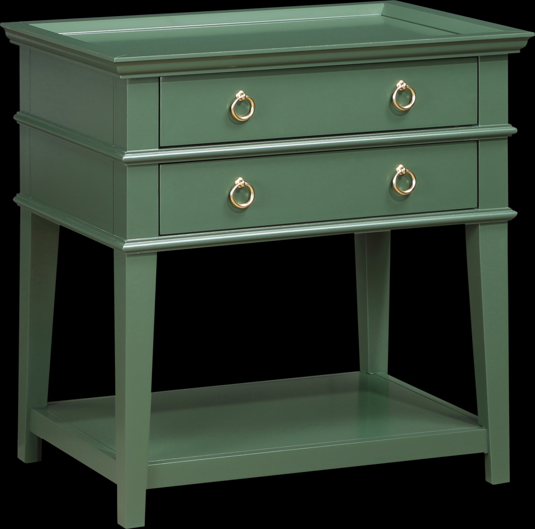 Lakoba Green Nightstand - Thumbnail - Image 1