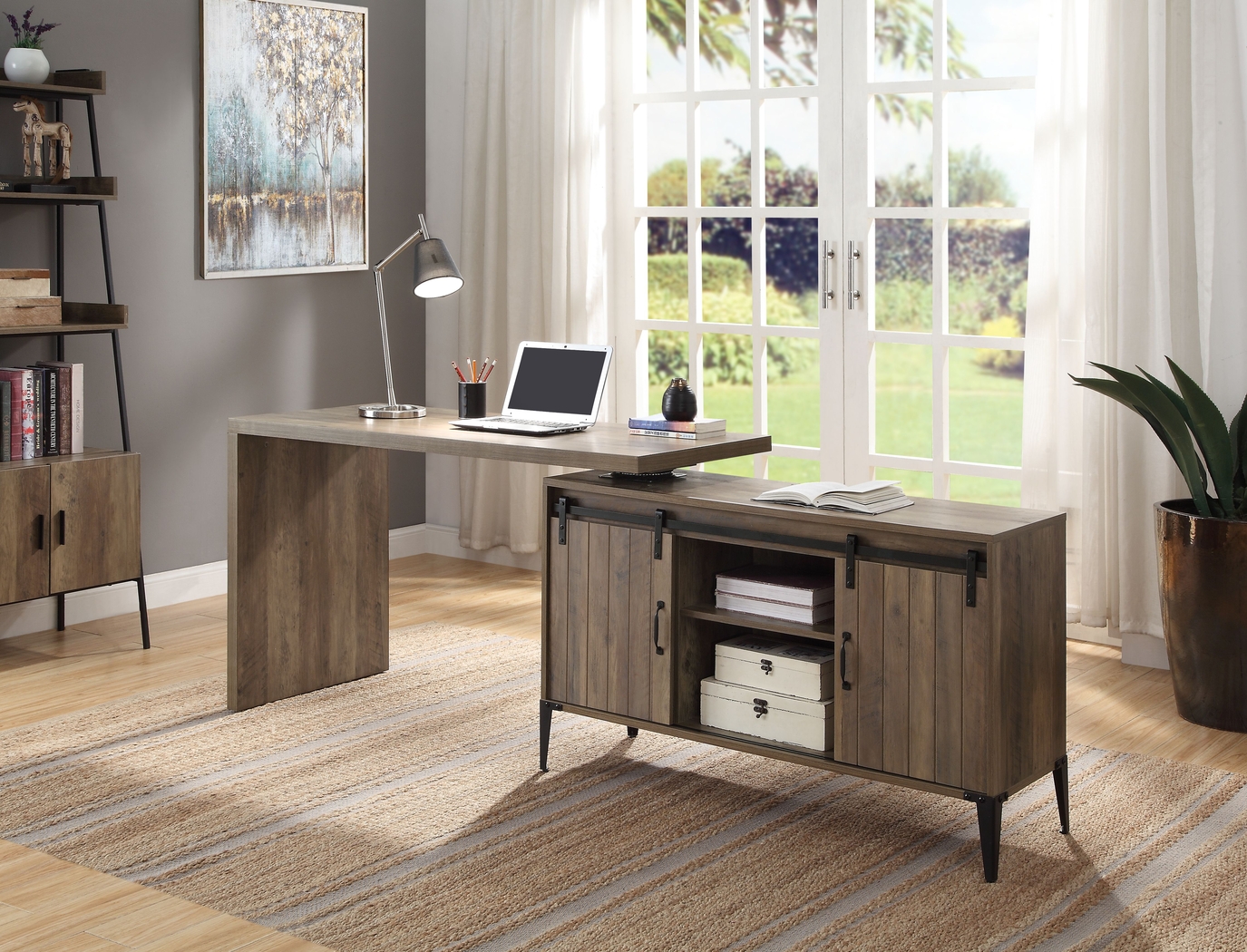 Lakwani Brown Desk - Thumbnail - Image 8