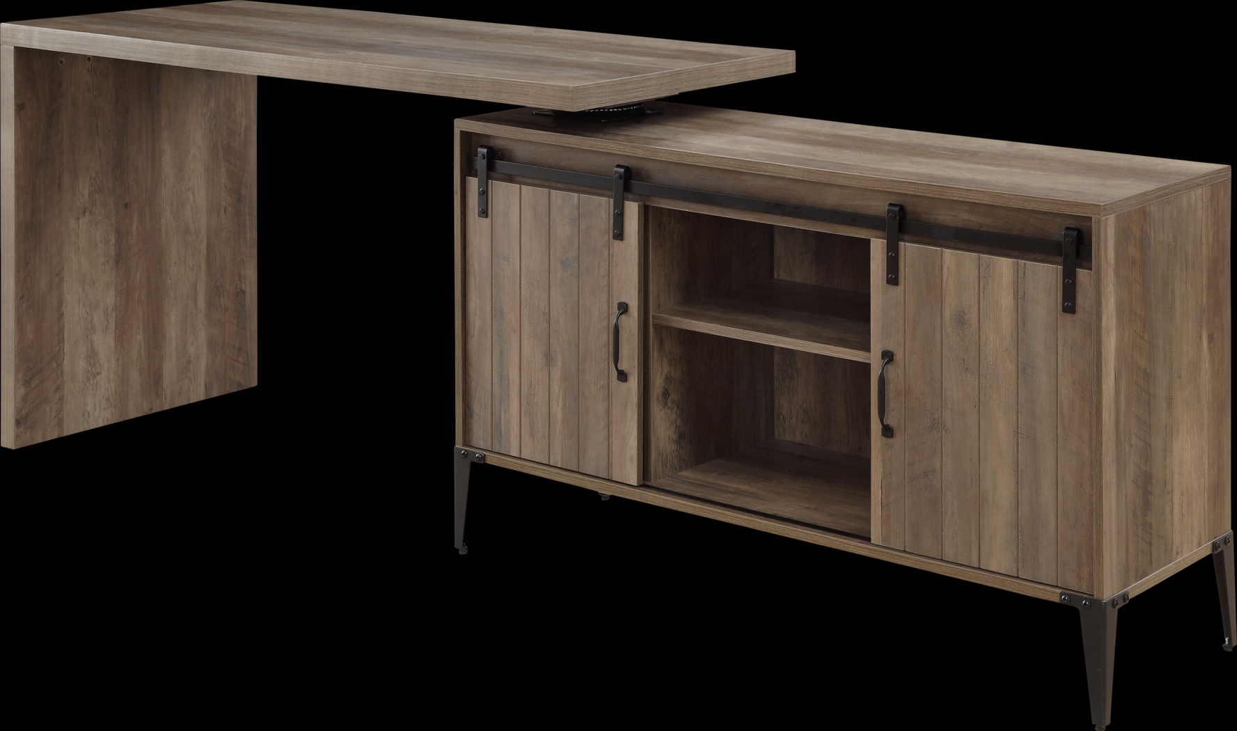 Lakwani Brown Desk - Thumbnail - Image 1