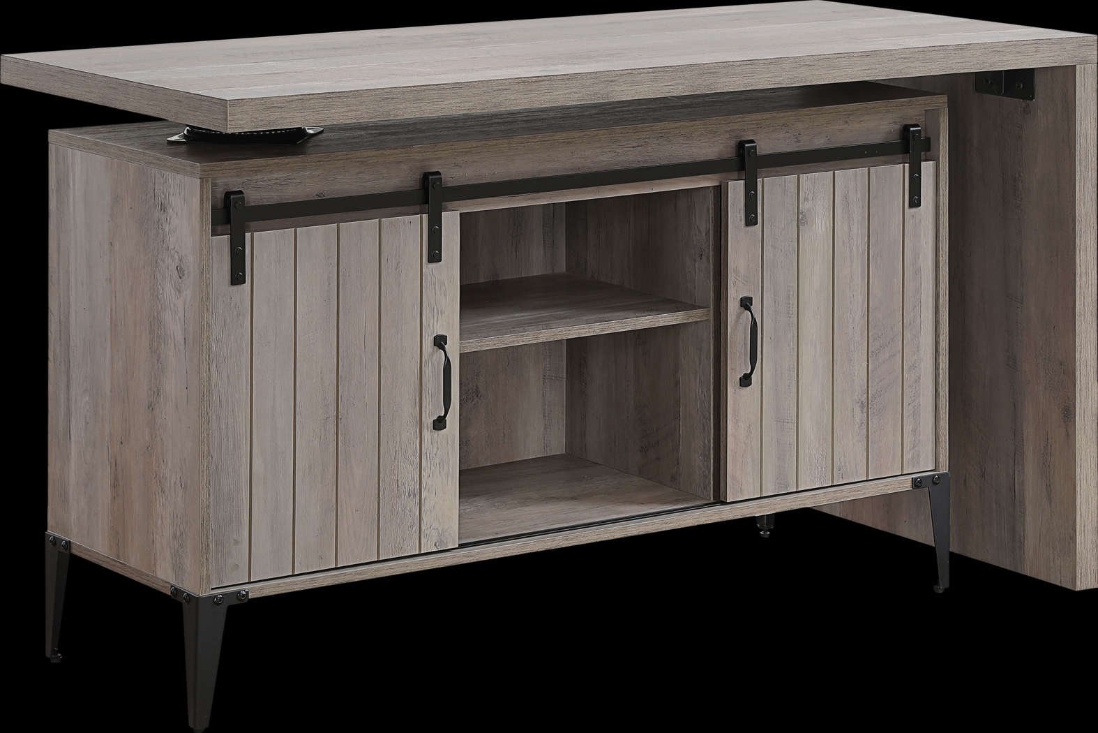 Lakwani Gray Desk - Thumbnail - Image 4