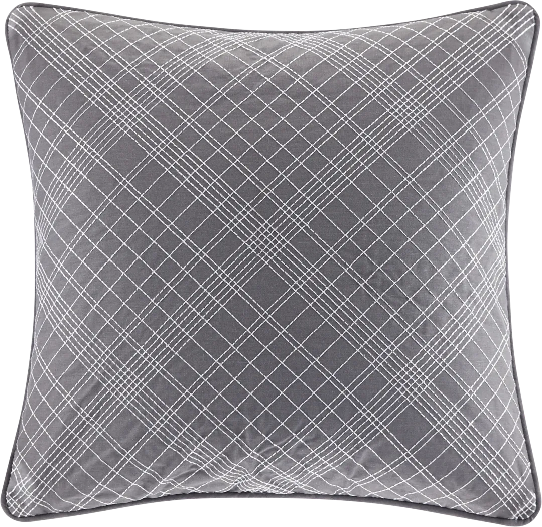 Lakyla Gray 4 Pc King Comforter Set - Thumbnail - Image 10