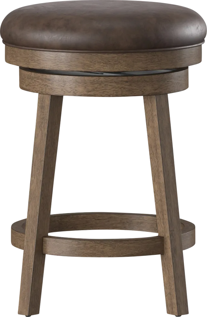 Lalage Brown Adjustable Swivel Stool - Thumbnail - Image 13