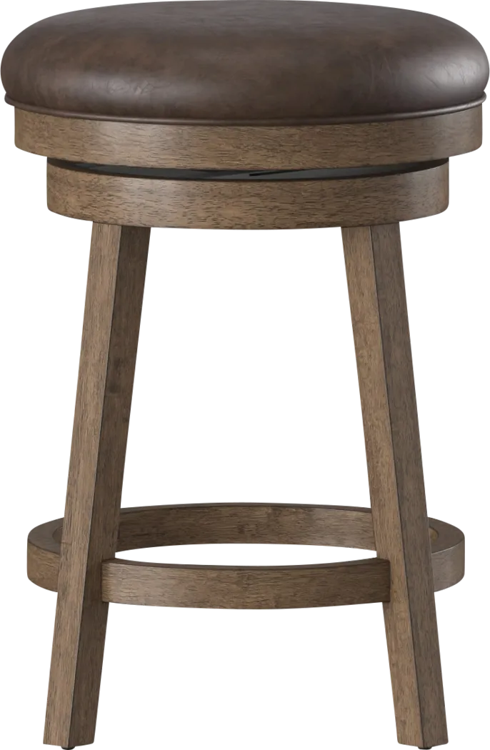 Lalage Brown Adjustable Swivel Stool - Thumbnail - Image 14