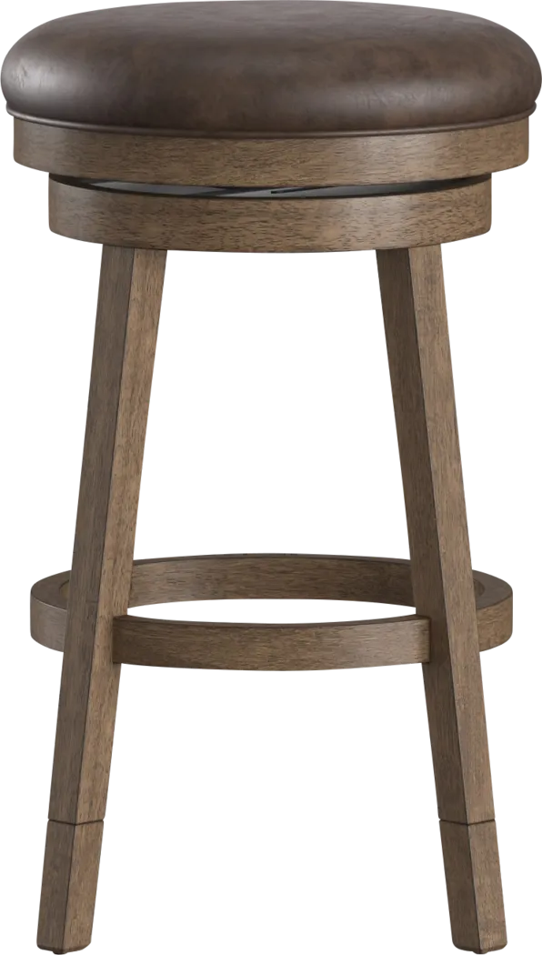 Lalage Brown Adjustable Swivel Stool - Thumbnail - Image 6