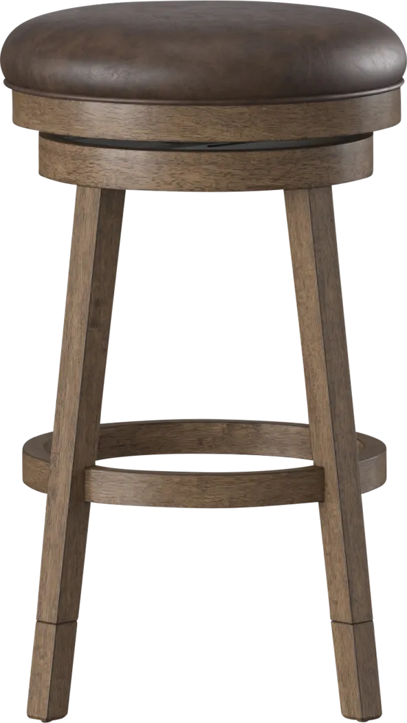 Lalage Brown Adjustable Swivel Stool - Thumbnail - Image 9