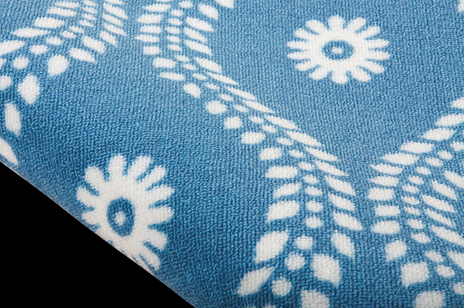 Lalitha Navy 5' x 8' Indoor/Outdoor Rug - Thumbnail - Image 2