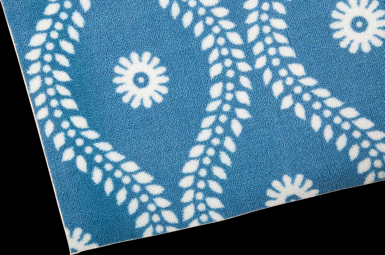 Lalitha Navy 5' x 8' Indoor/Outdoor Rug - Thumbnail - Image 3