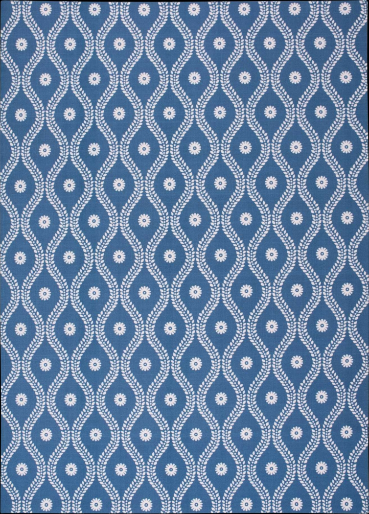 Lalitha Navy 5' x 8' Indoor/Outdoor Rug - Thumbnail - Image 1
