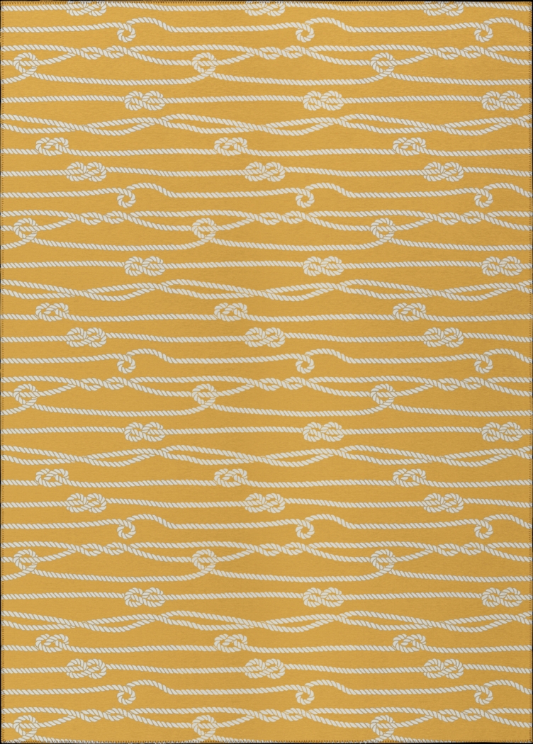 Lamanto Yellow 5' x 8' Rug - Thumbnail - Image 1