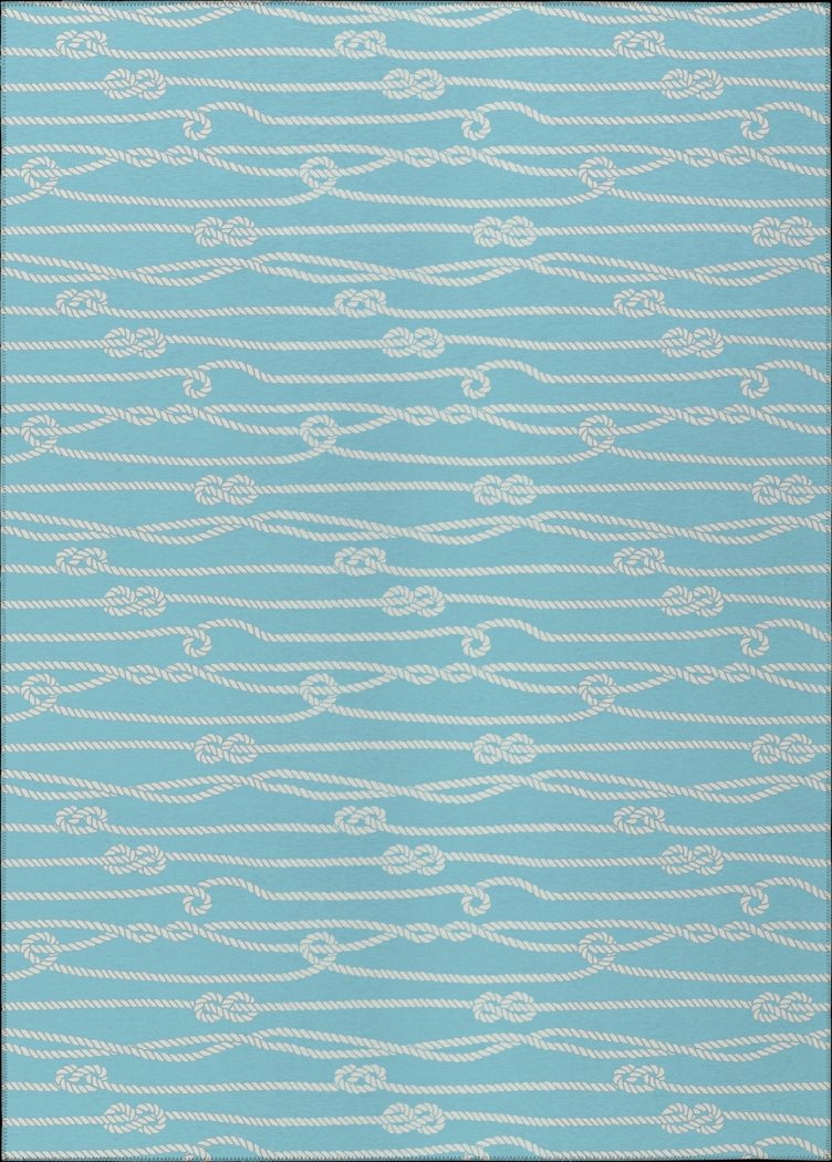 Lamanto Blue 3' x 5' Rug - Thumbnail - Image 1