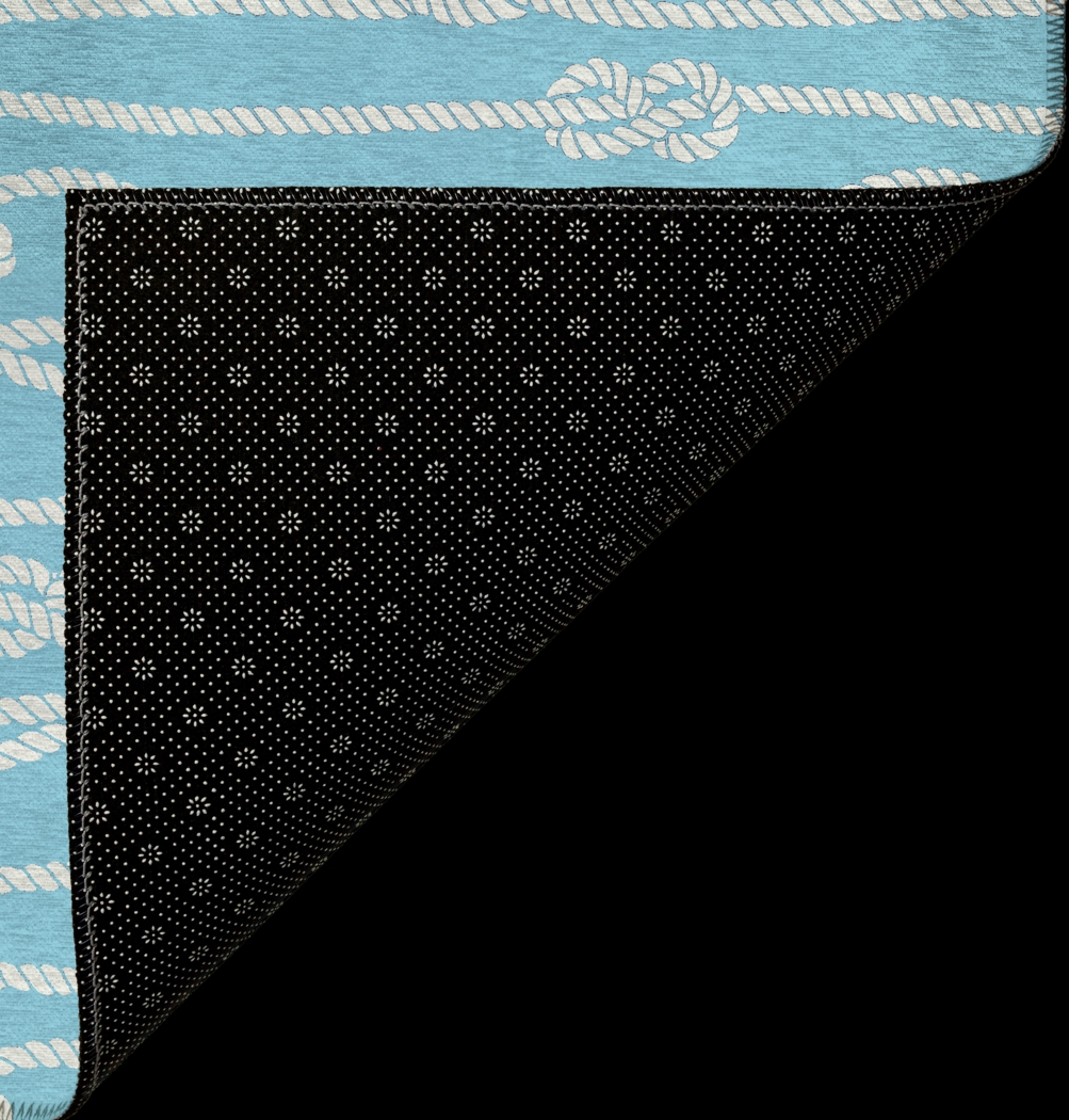 Lamanto Blue 8' x 10' Rug - Thumbnail - Image 4