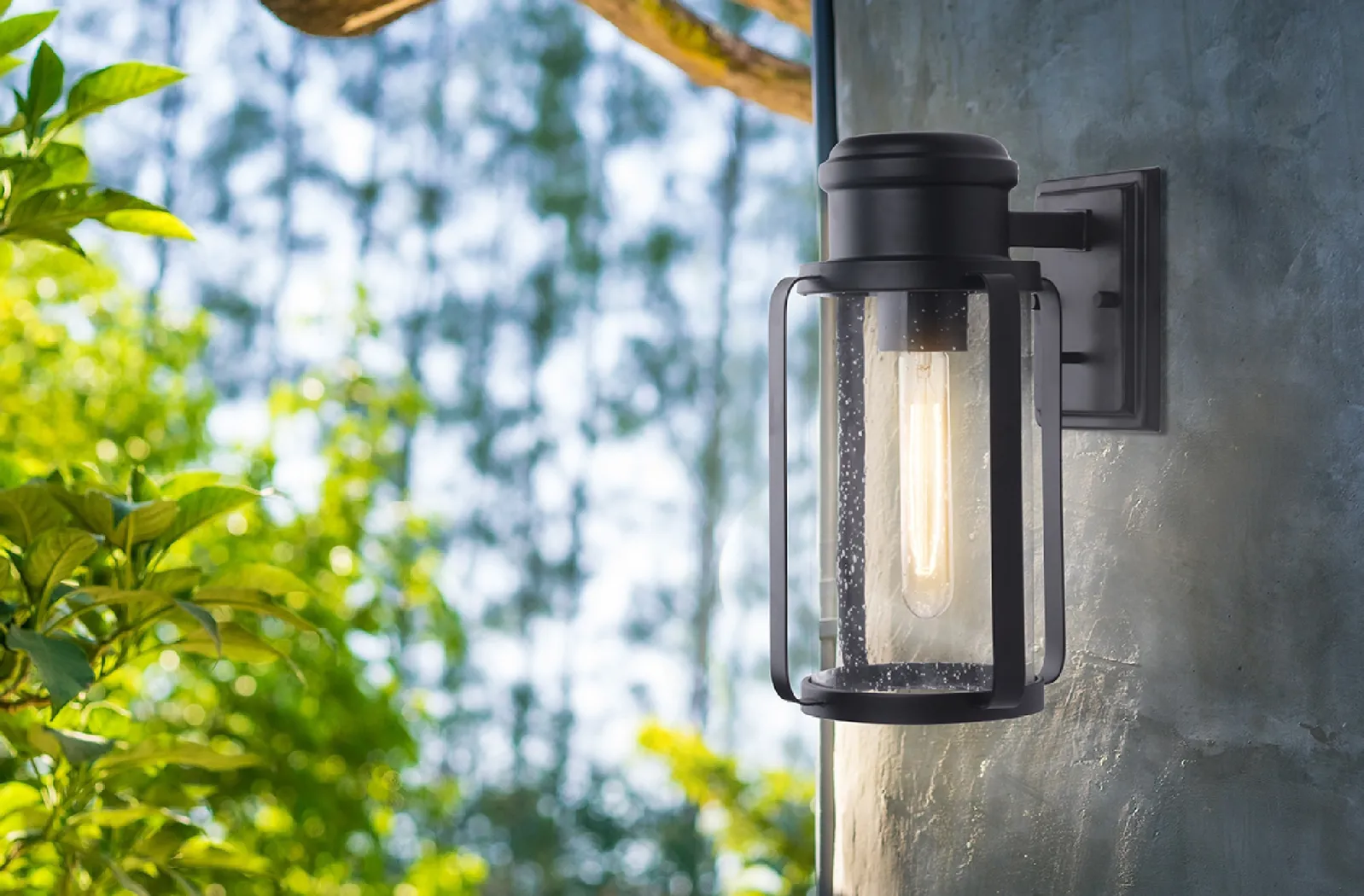 Lamarre Trail Black Large Outdoor Sconce - Thumbnail - Image 2