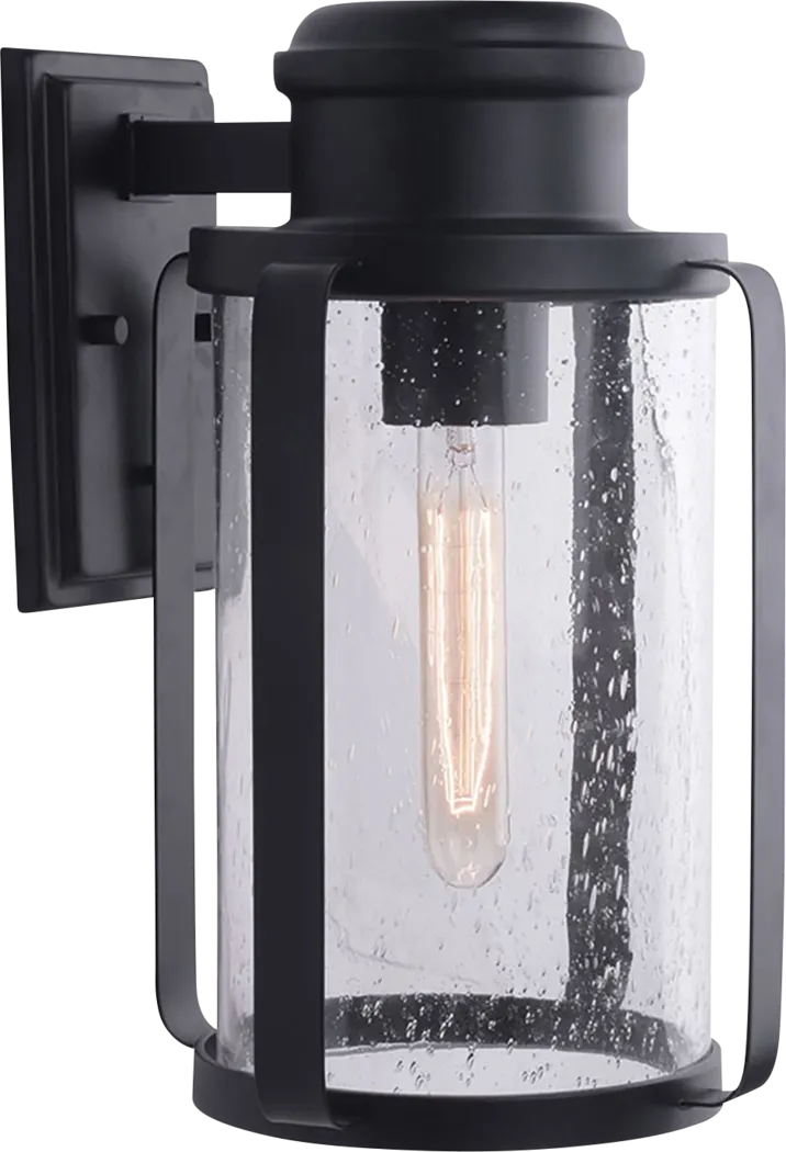 Lamarre Trail Black Large Outdoor Sconce - Thumbnail - Image 1