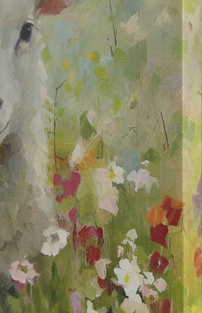 Lamb Of Flowers Green Wall Decor - Thumbnail - Image 7