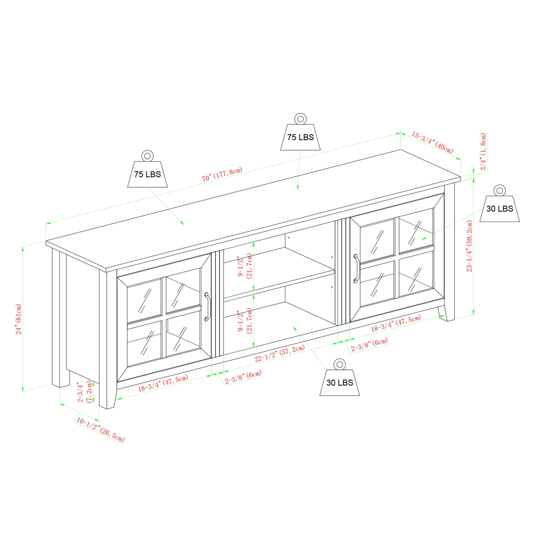Lambdin Birch 70 in. Console - Thumbnail - Image 7