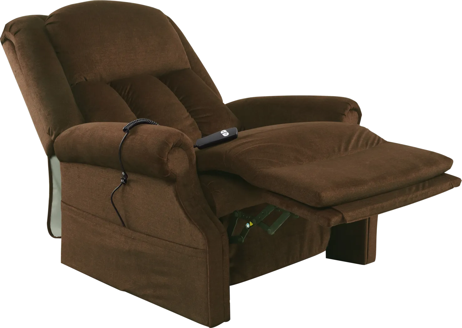 Lambeth Brown Lift Chair Power Recliner - Thumbnail - Image 3