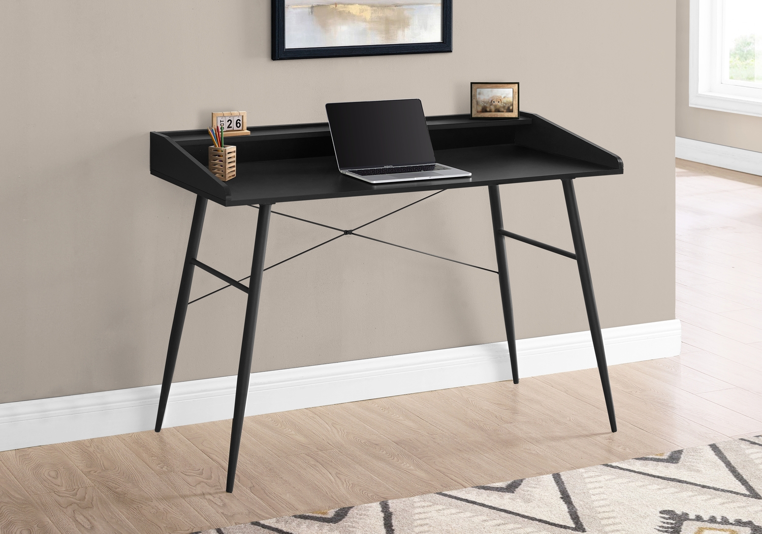 Lambright Black Desk - Thumbnail - Image 2
