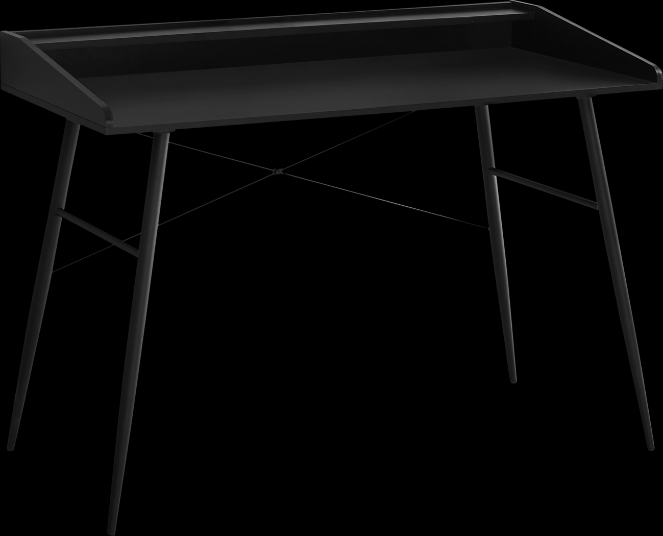 Lambright Black Desk - Thumbnail - Image 1