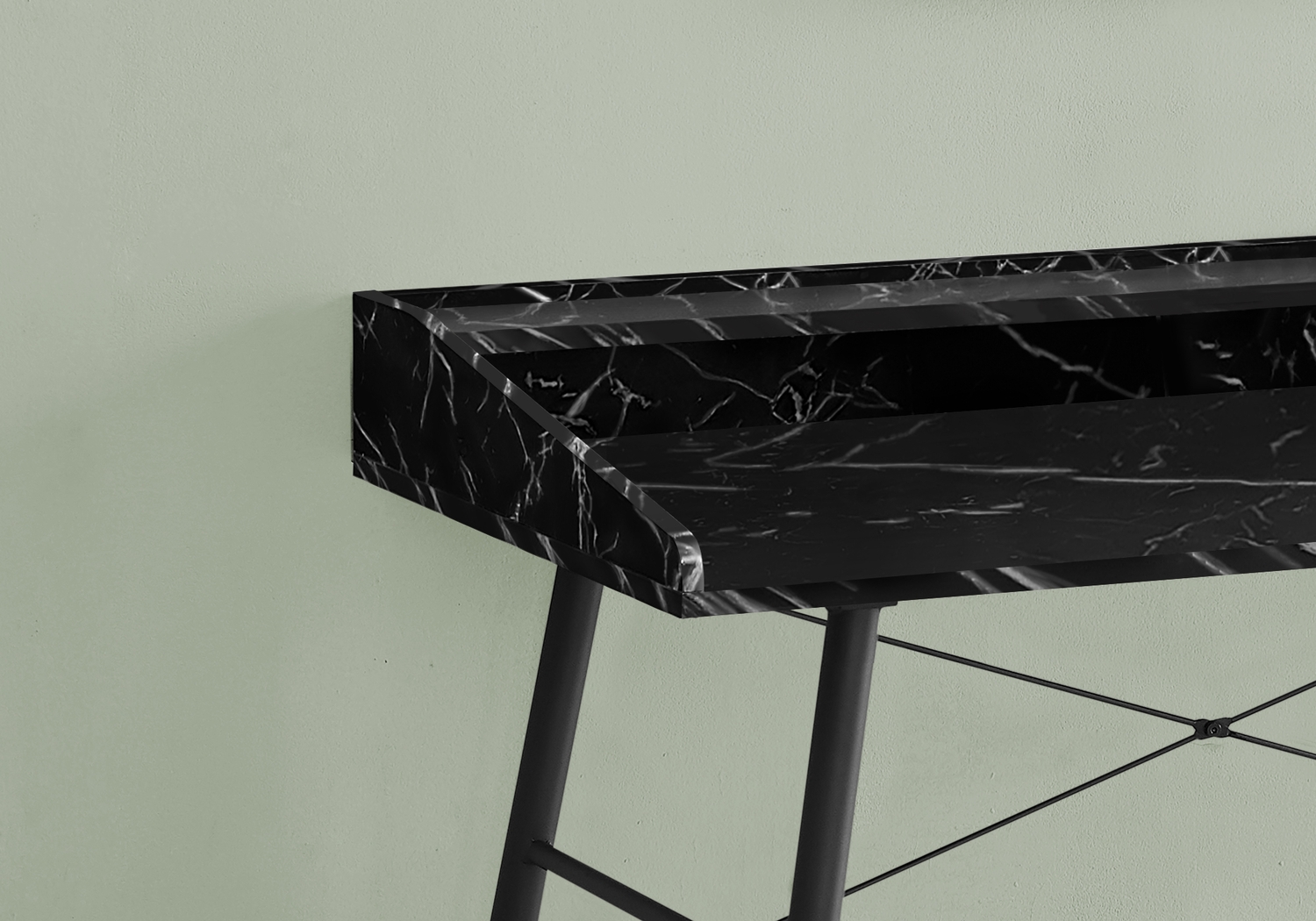 Lambright Black Marble Desk - Thumbnail - Image 3