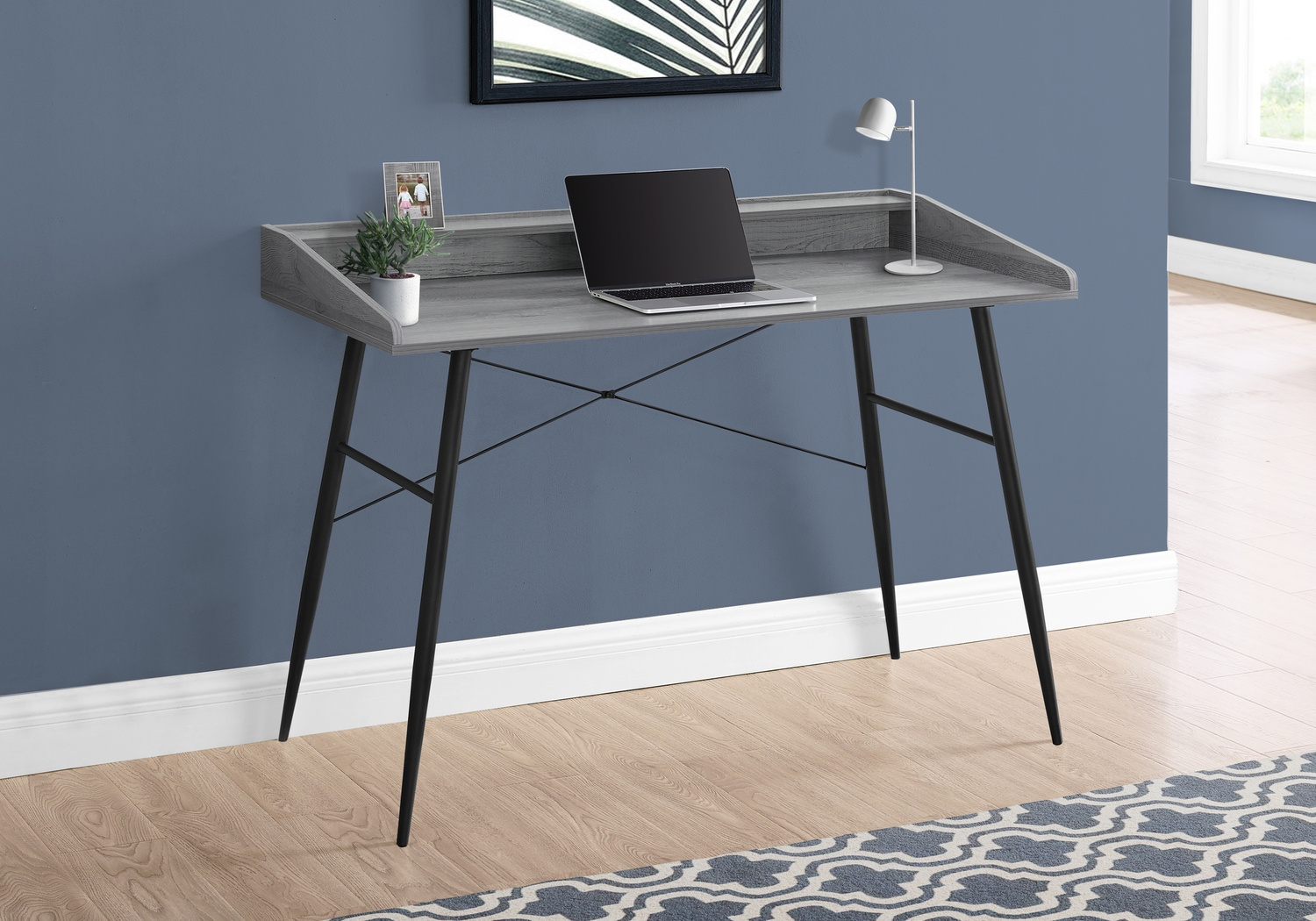 Lambright Gray Desk - Thumbnail - Image 2