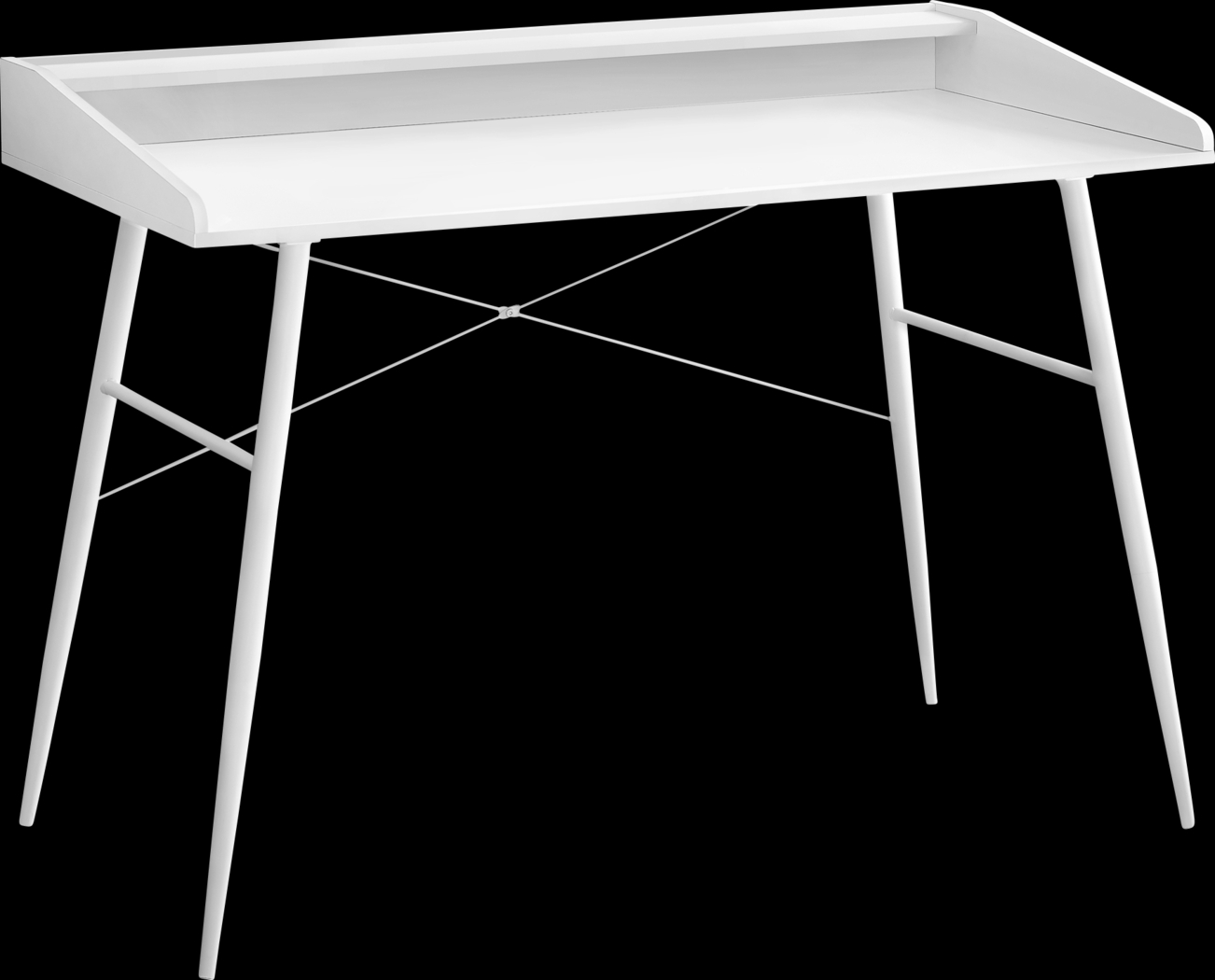 Lambright White Desk - Thumbnail - Image 1