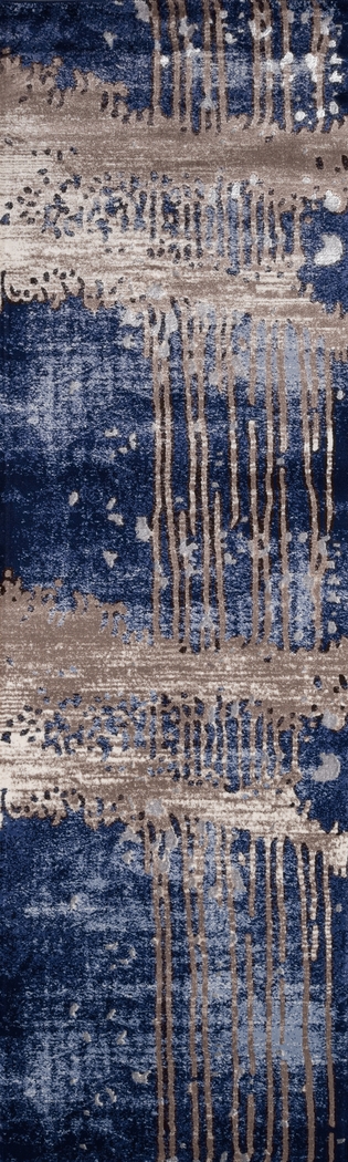Lambros Blue 2'3 x 7'6 Runner Rug - Thumbnail - Image 1