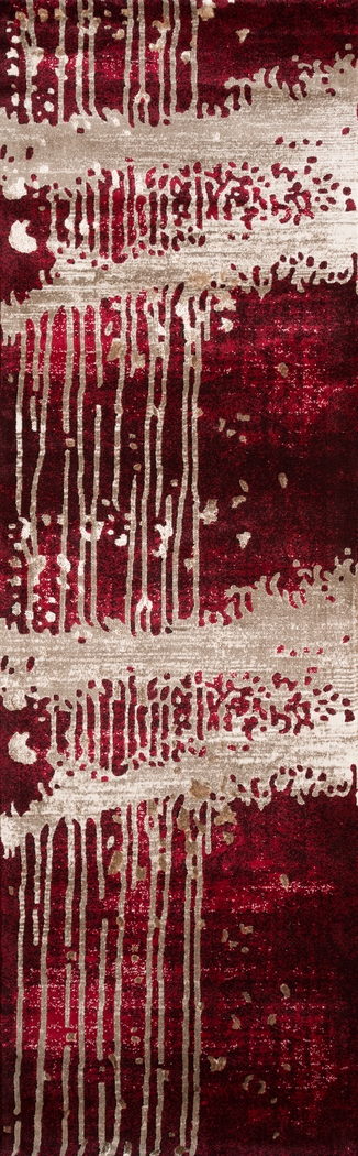 Lambros Red 2'3 x 7'6 Runner Rug - Thumbnail - Image 1