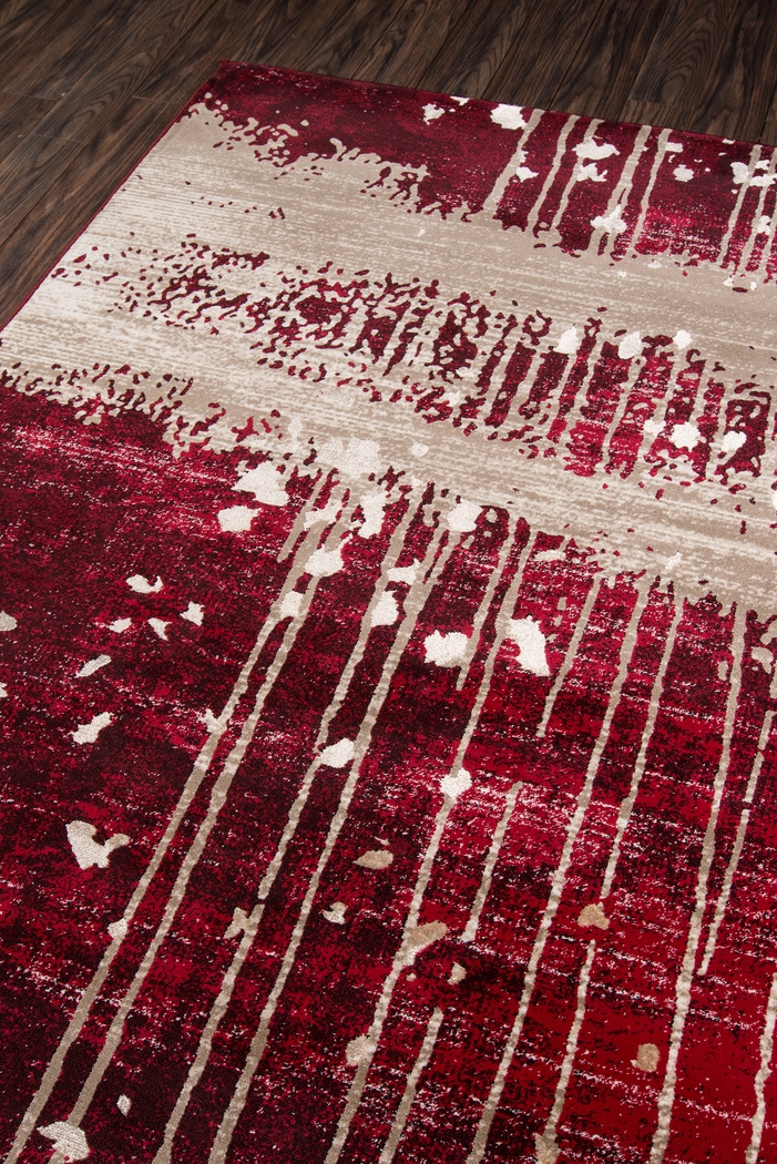 Lambros Red 5' x 7'6 Rug - Thumbnail - Image 5