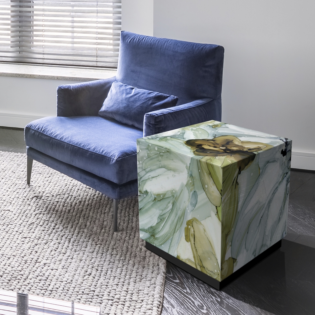 Lambrose Green Accent Table - Thumbnail - Image 4