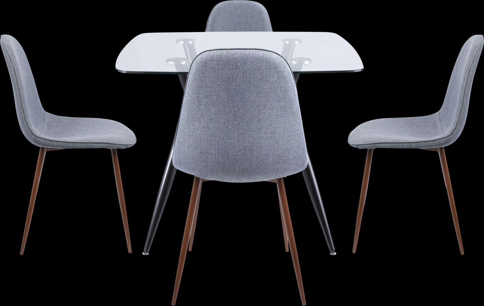 Lamirda I Blue 5 pc. Dining Set - Thumbnail - Image 2