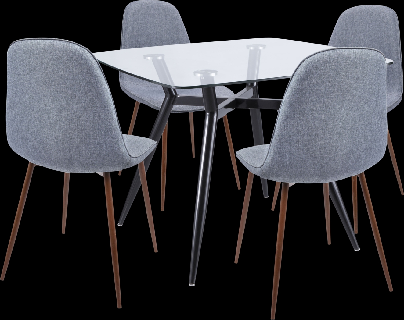Lamirda I Blue 5 pc. Dining Set - Thumbnail - Image 1