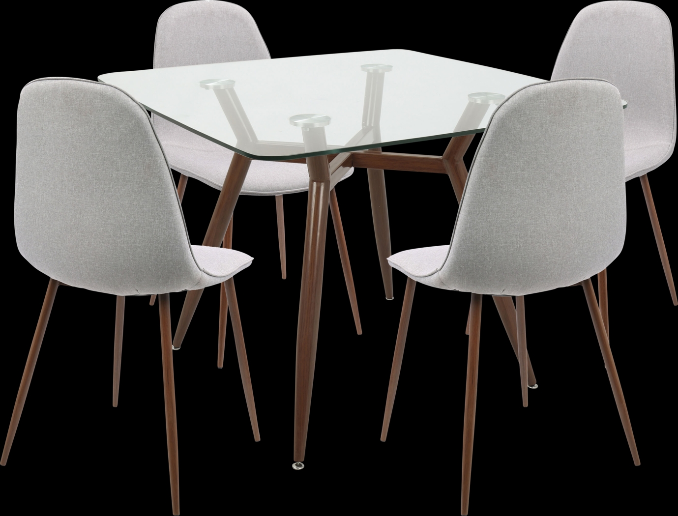 Lamirda I Gray 5 pc. Dining Set - Thumbnail - Image 1