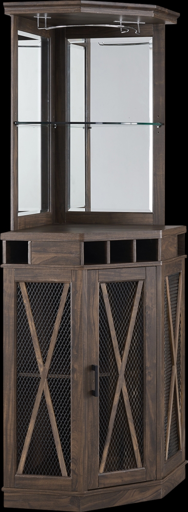 Lamon Brown Bar Cabinet - Thumbnail - Image 1