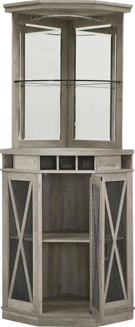 Lamon Gray Bar Cabinet - Thumbnail - Image 2