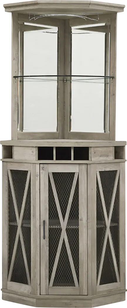 Lamon Gray Bar Cabinet - Thumbnail - Image 3