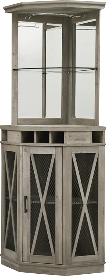 Lamon Gray Bar Cabinet - Thumbnail - Image 4