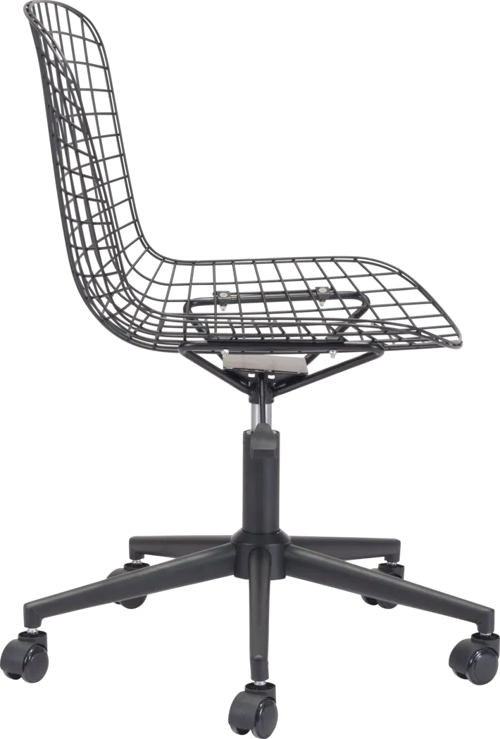 Lamoni Black Desk Chair - Thumbnail - Image 7