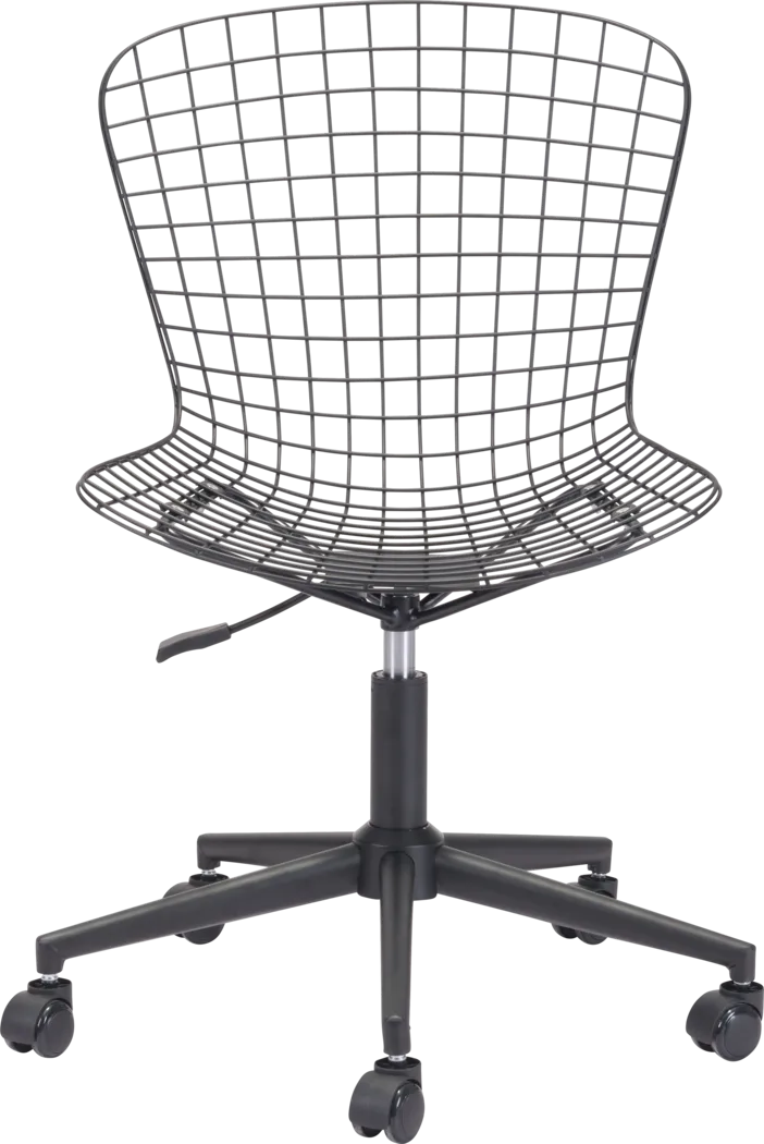Lamoni Black Desk Chair - Thumbnail - Image 8